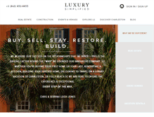 Tablet Screenshot of luxurysimplified.com